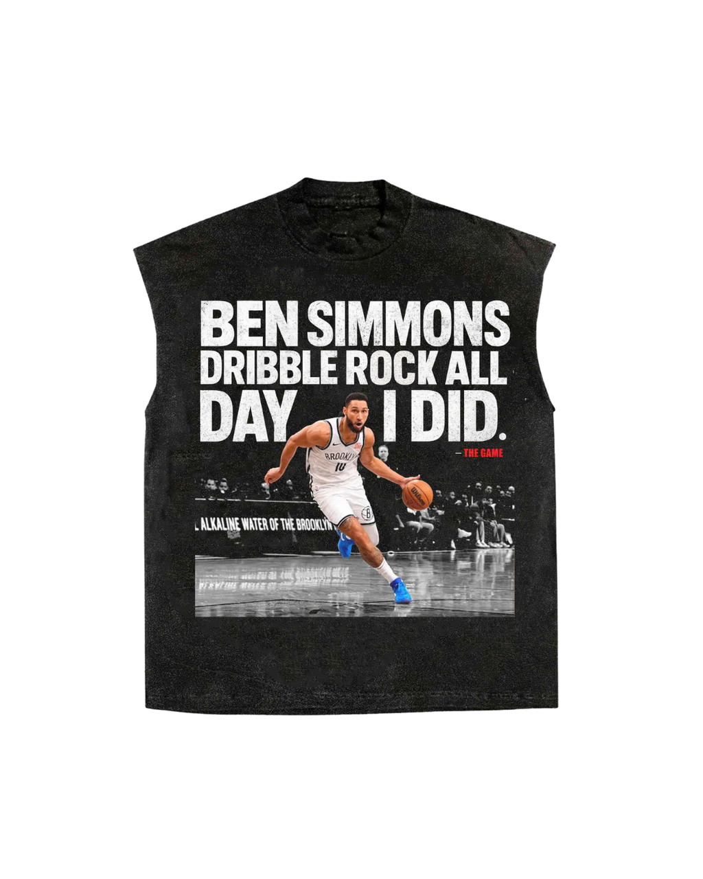 Rock or Wicked Jumpshot Heavyweight Muscle Tee